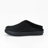 SLIT MULE BLACKMONO