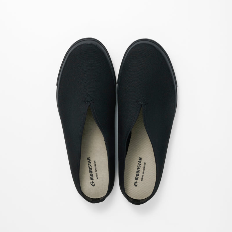 SLIT MULE BLACKMONO